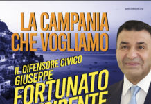 REGIONALI CAMPANIA. IN CAMPO GIUSEPPE FORTUNATO (DIFENSORE CIVICO REGIONALE), SFIDERÀ DE LUCA. CENTRODESTRA ANCORA SENZA CANDIDATO.